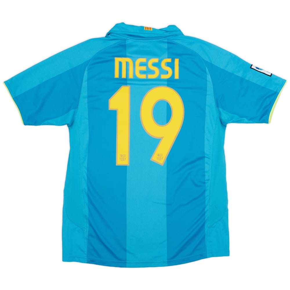 2007-09 Barcelona Away Shirt Messi #19 - 6/10 - (M)