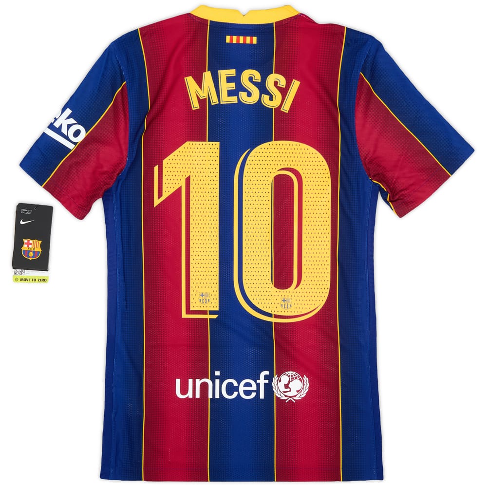 2020-21 Barcelona Home Shirt Messi #10 (XS)