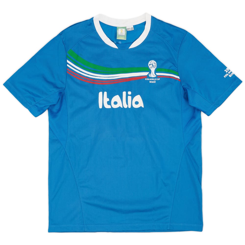 2014 Italy '2014 World Cup' Training Shirt Italia #10 - 7/10 - (M)