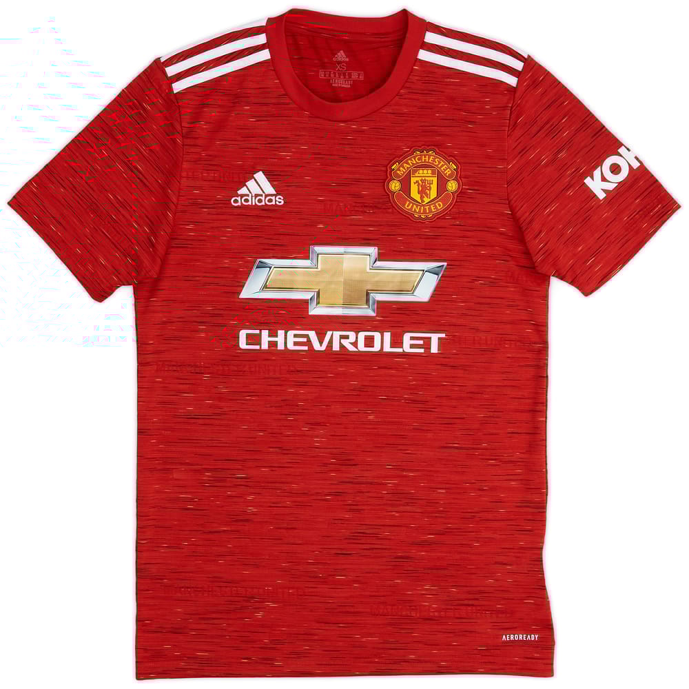 2020-21 Manchester United Home Shirt - 8/10 - (XS)