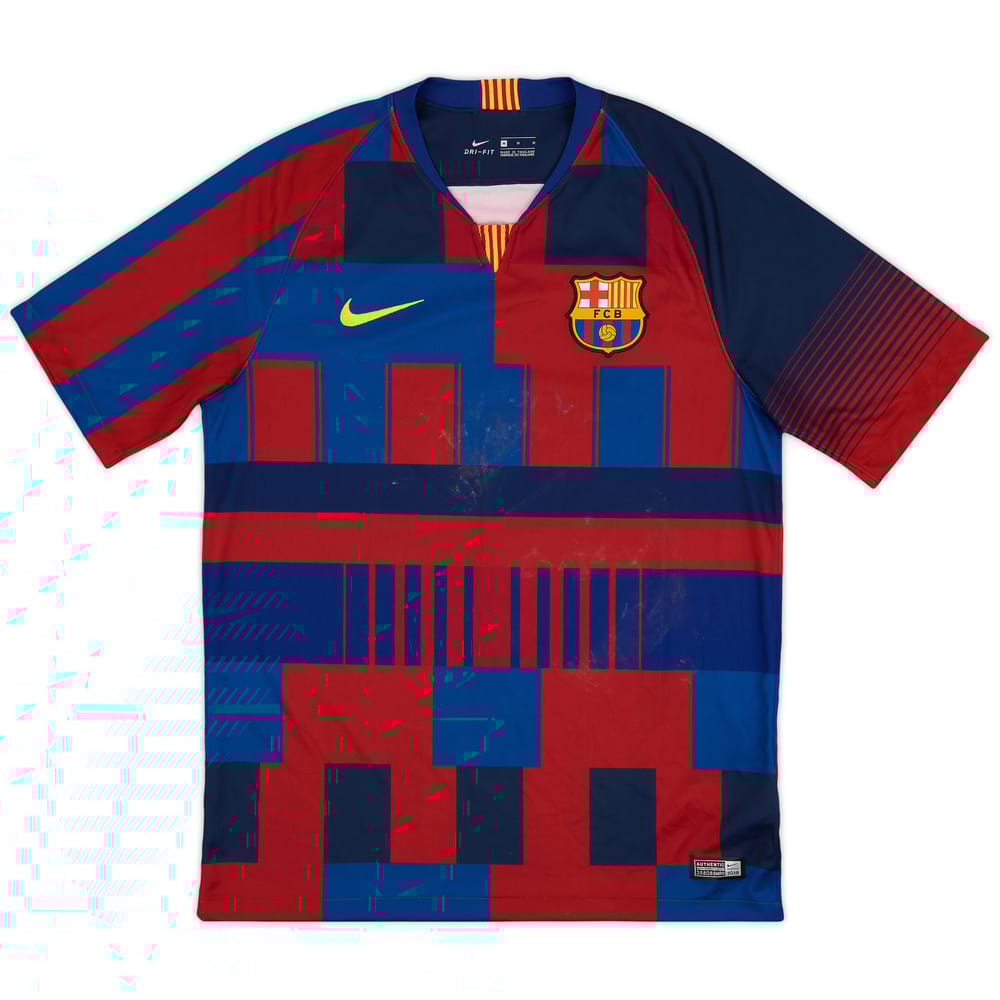 2018-19 Barcelona Home 'Mashup' Special Edition Shirt - 4/10 - (M)