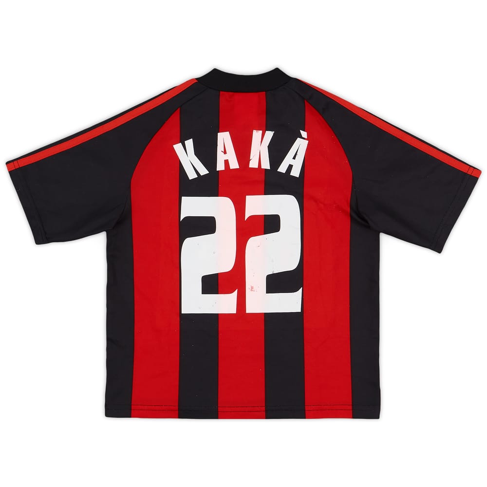 2002-03 AC Milan Basic Home Shirt Kaka #22 - 6/10 - (S.Boys)