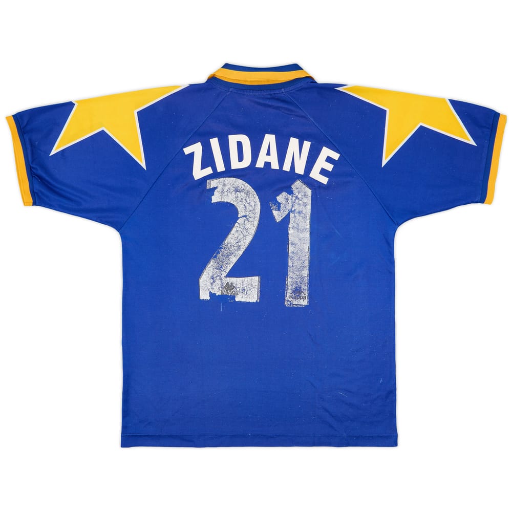 1995-96 Juventus Away Shirt Zidane #21 - 3/10 - (L)