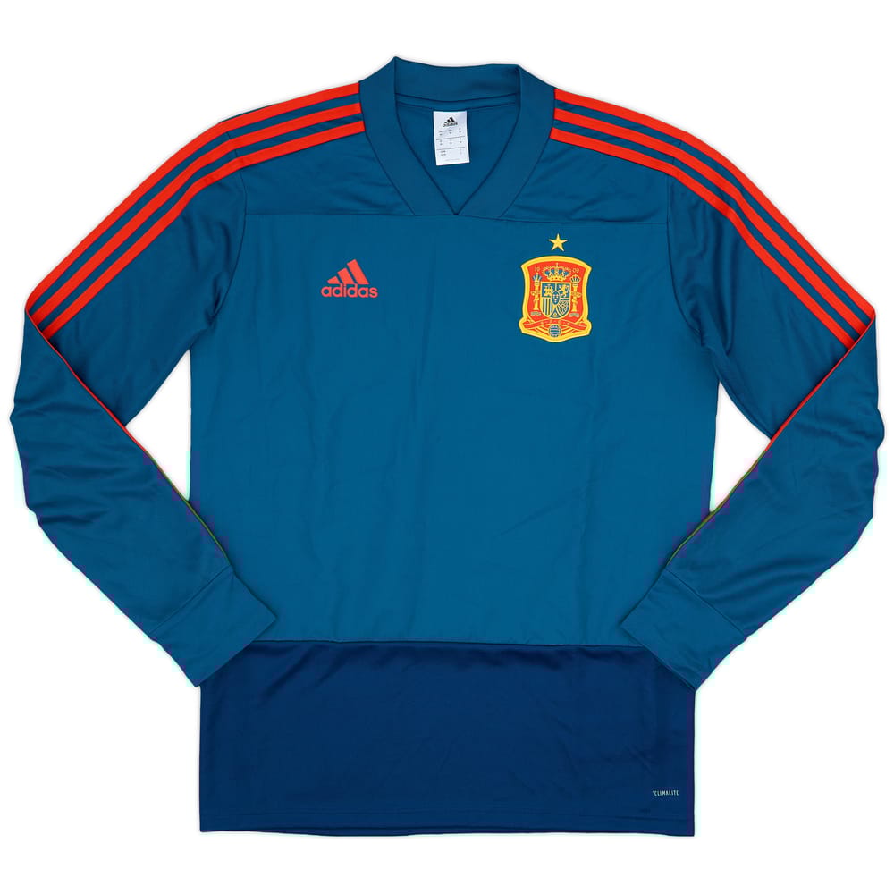 2018-19 Spain adidas Drill Top - 9/10 - (M)