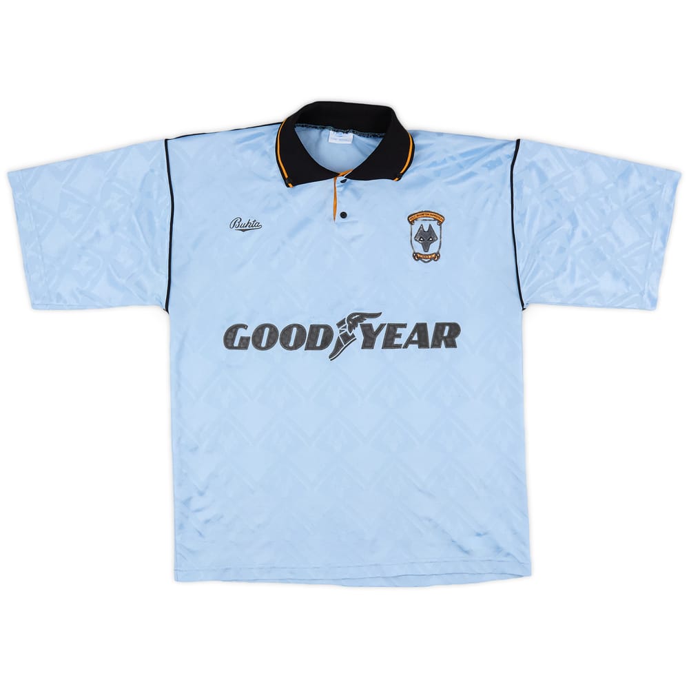 1991-92 Wolves Away Shirt - 7/10 - (L)