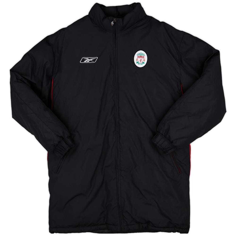 2002-04 Liverpool Reebok Padded Bench Coat - 8/10 - (L)