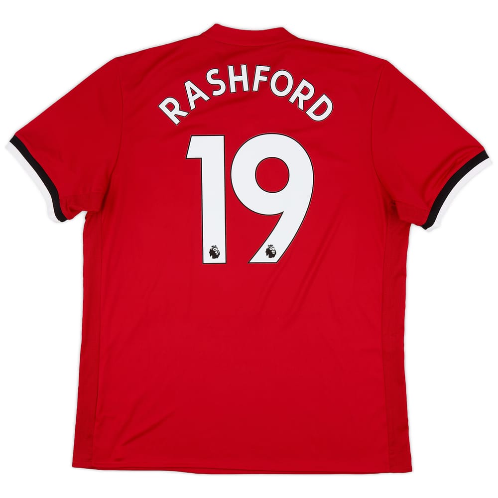 2017-18 Manchester United Home Shirt Rashford #19 - 9/10 - (XL)