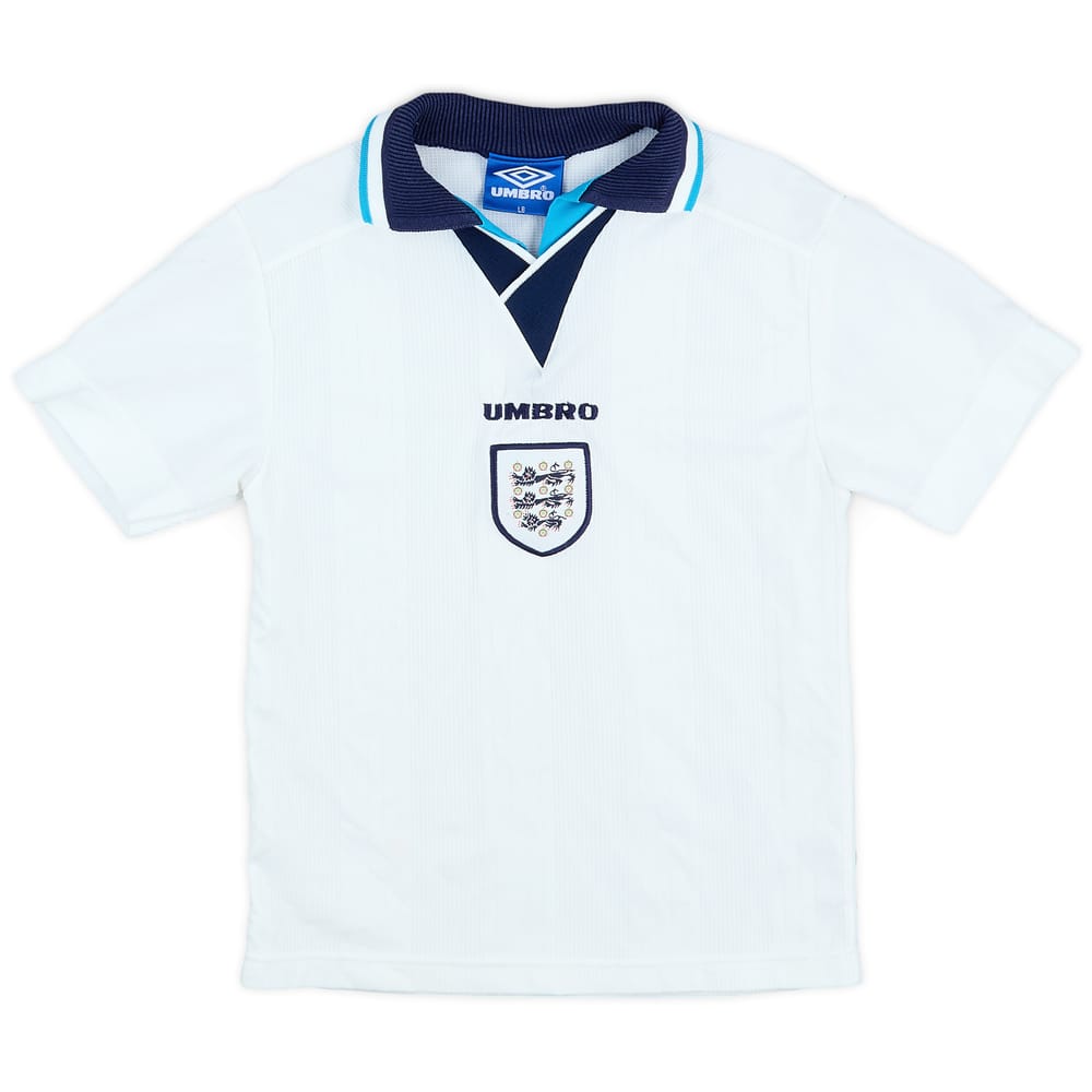 1995-97 England Home Shirt - 7/10 - (L.Boys)