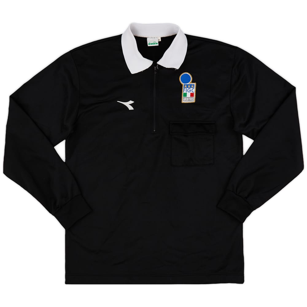 1990s FIGC Diadora Referee L/S Shirt - 8/10 - (XL)
