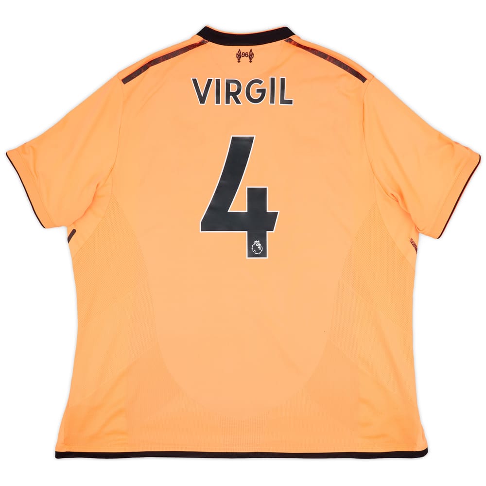 2017-18 Liverpool 125 Years Third Shirt Virgil #4 - 6/10 - (XXL)