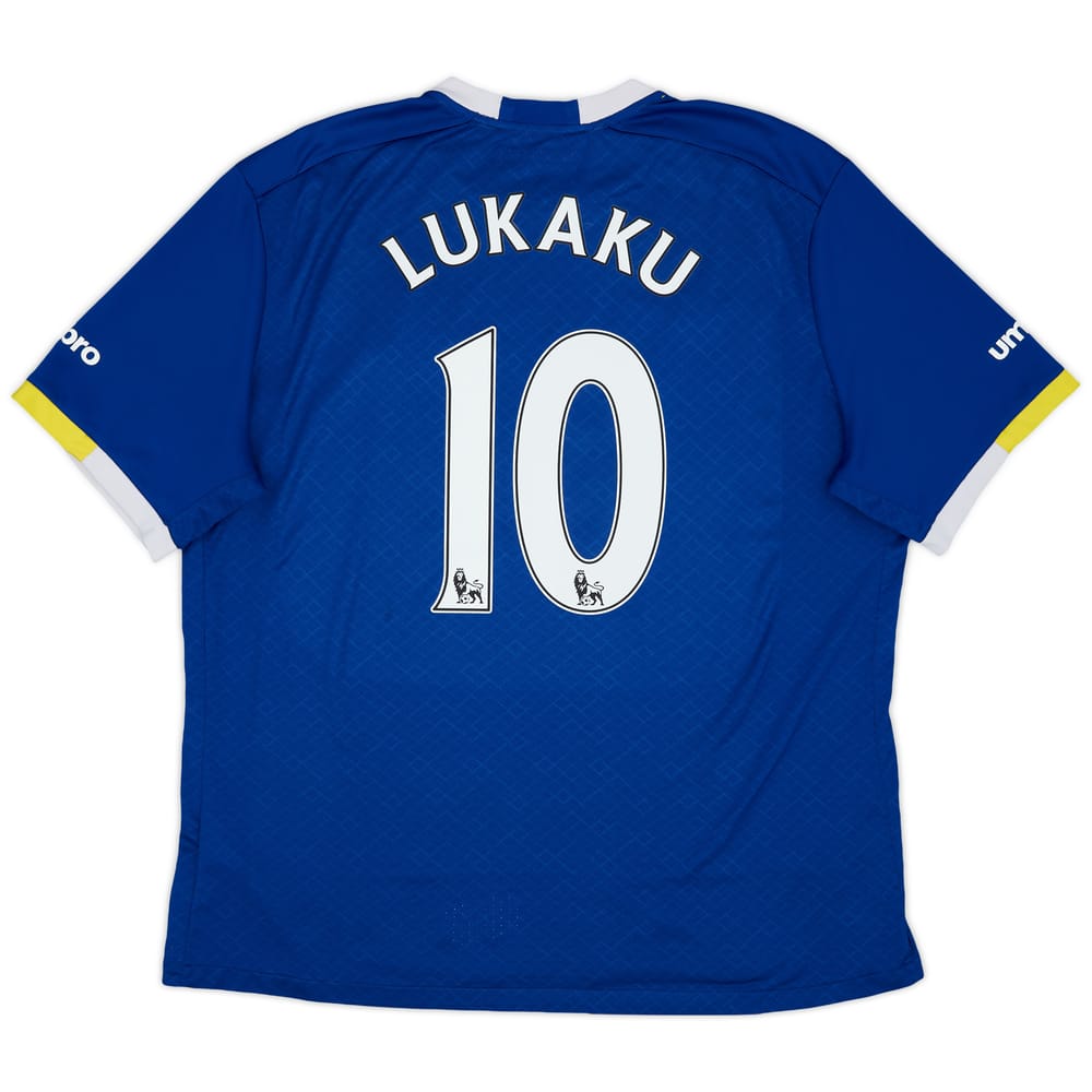 2016-17 Everton Home Shirt Lukaku #10 - 8/10 - (XXL)