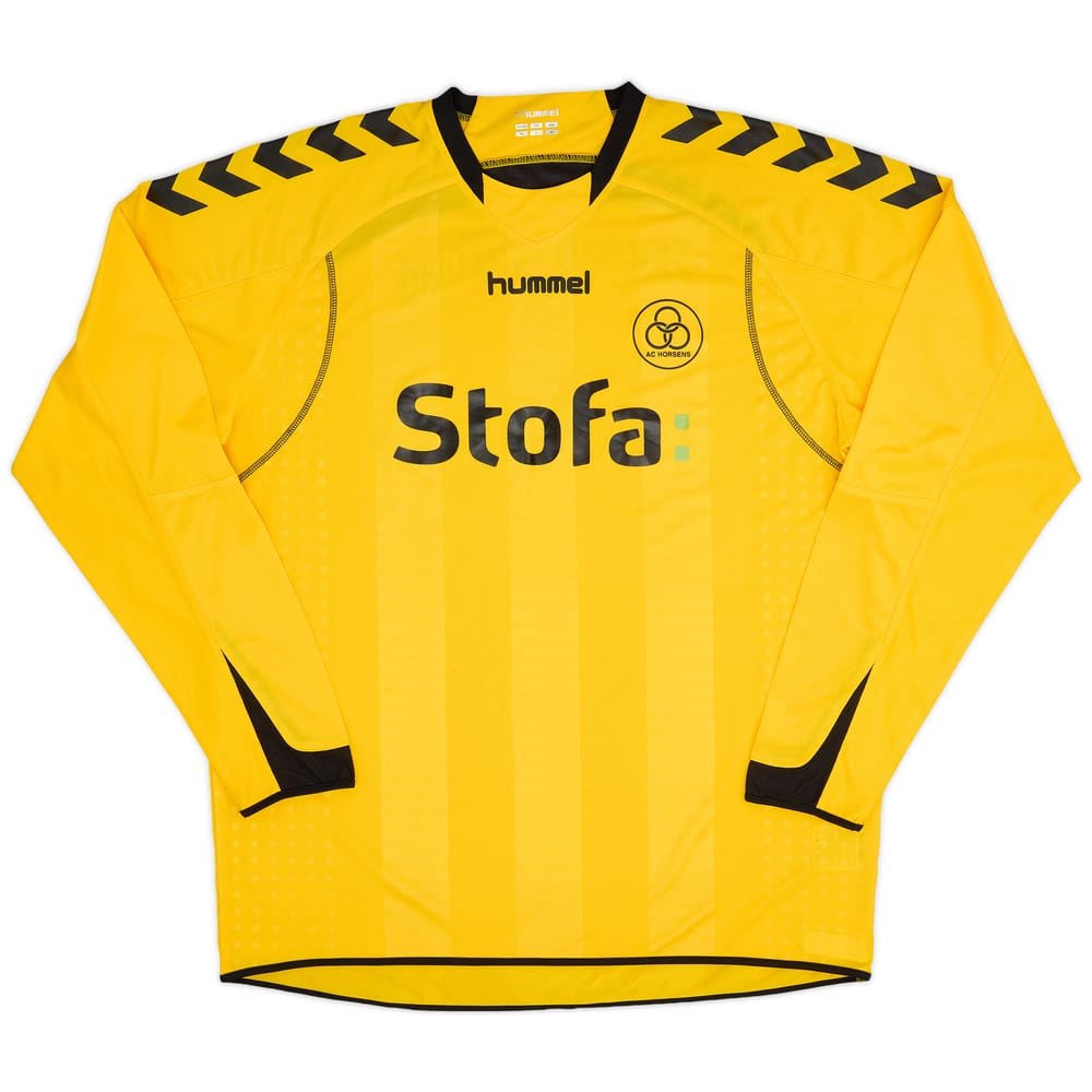 2011-12 AC Horsens Home L/S Shirt - 8/10 - (XL)