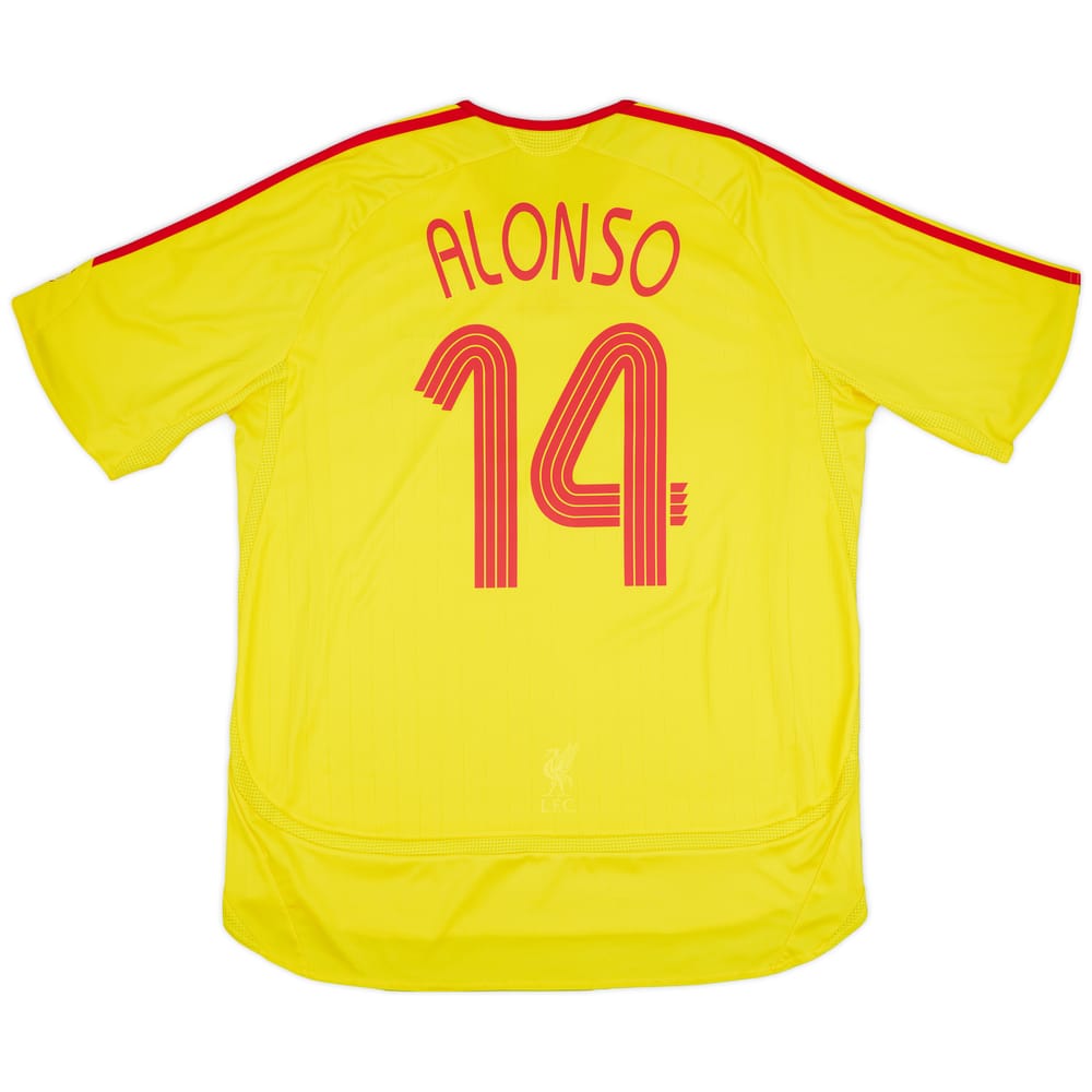 2006-07 Liverpool Away Shirt Alonso #14 - 5/10 - (XL)