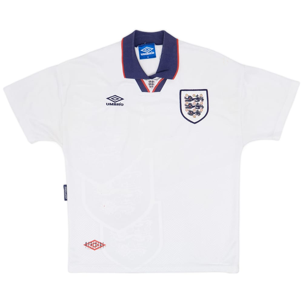 1993-95 England Home Shirt - 6/10 - (M)