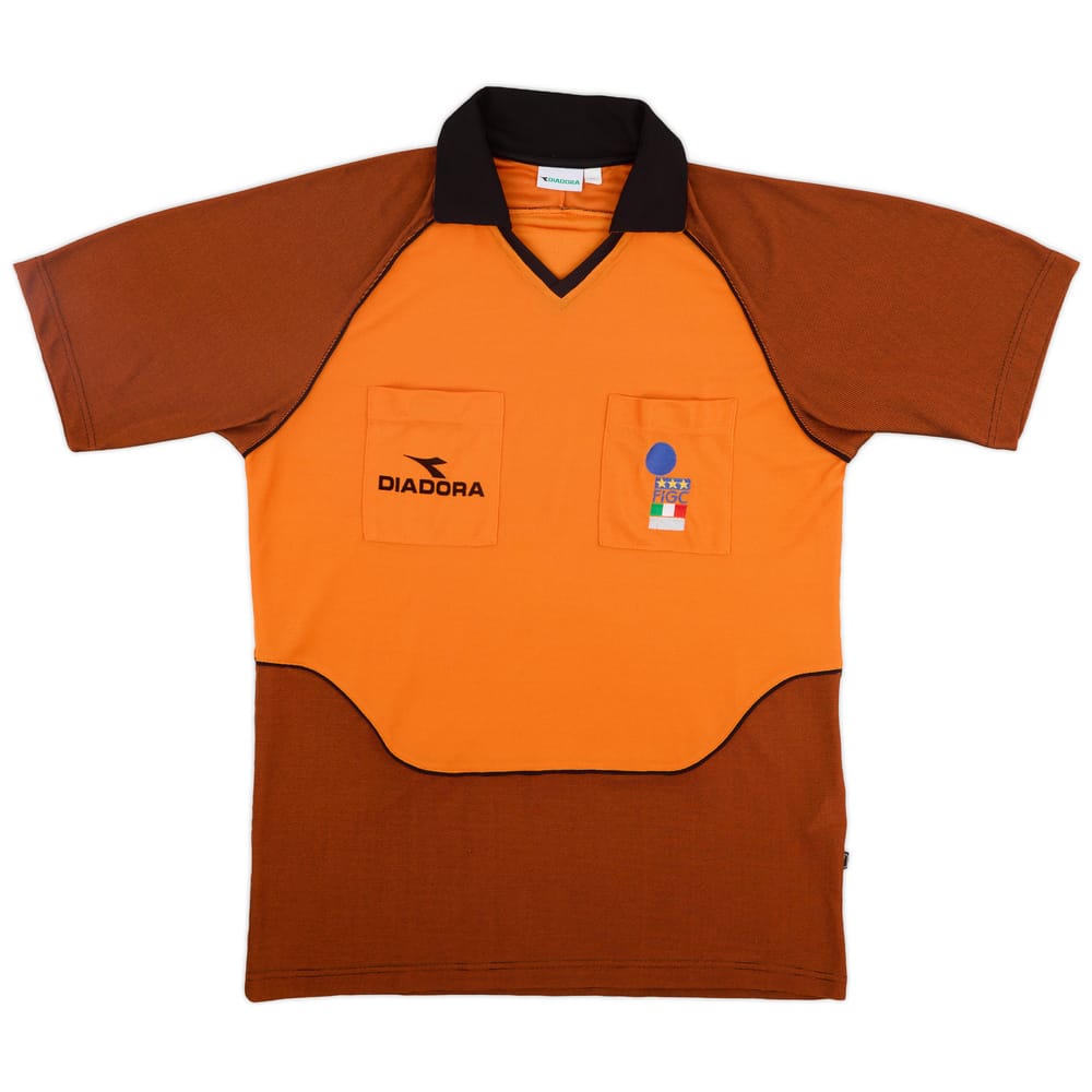 1990s Italy FIGC Diadora Referee Shirt - 8/10 - (XL)