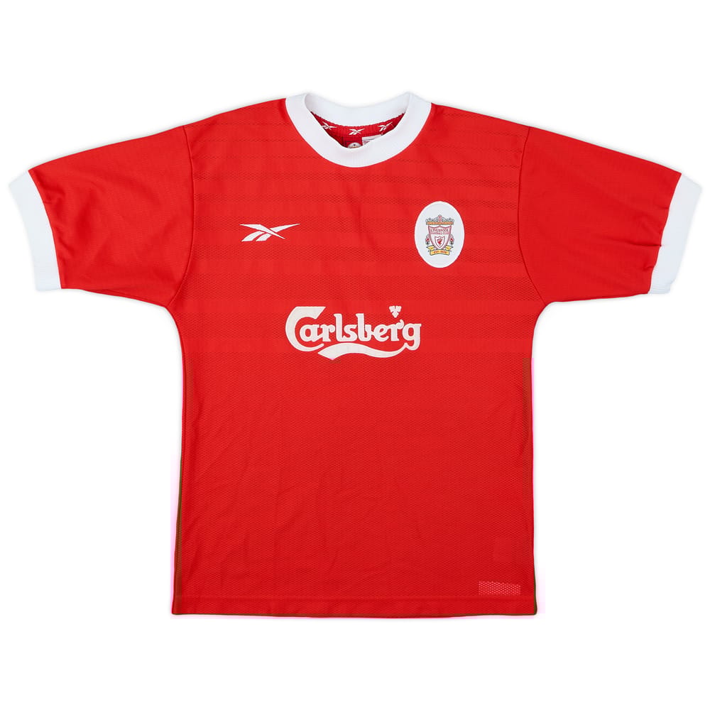 1998-00 Liverpool Home Shirt - 9/10 - (Y)