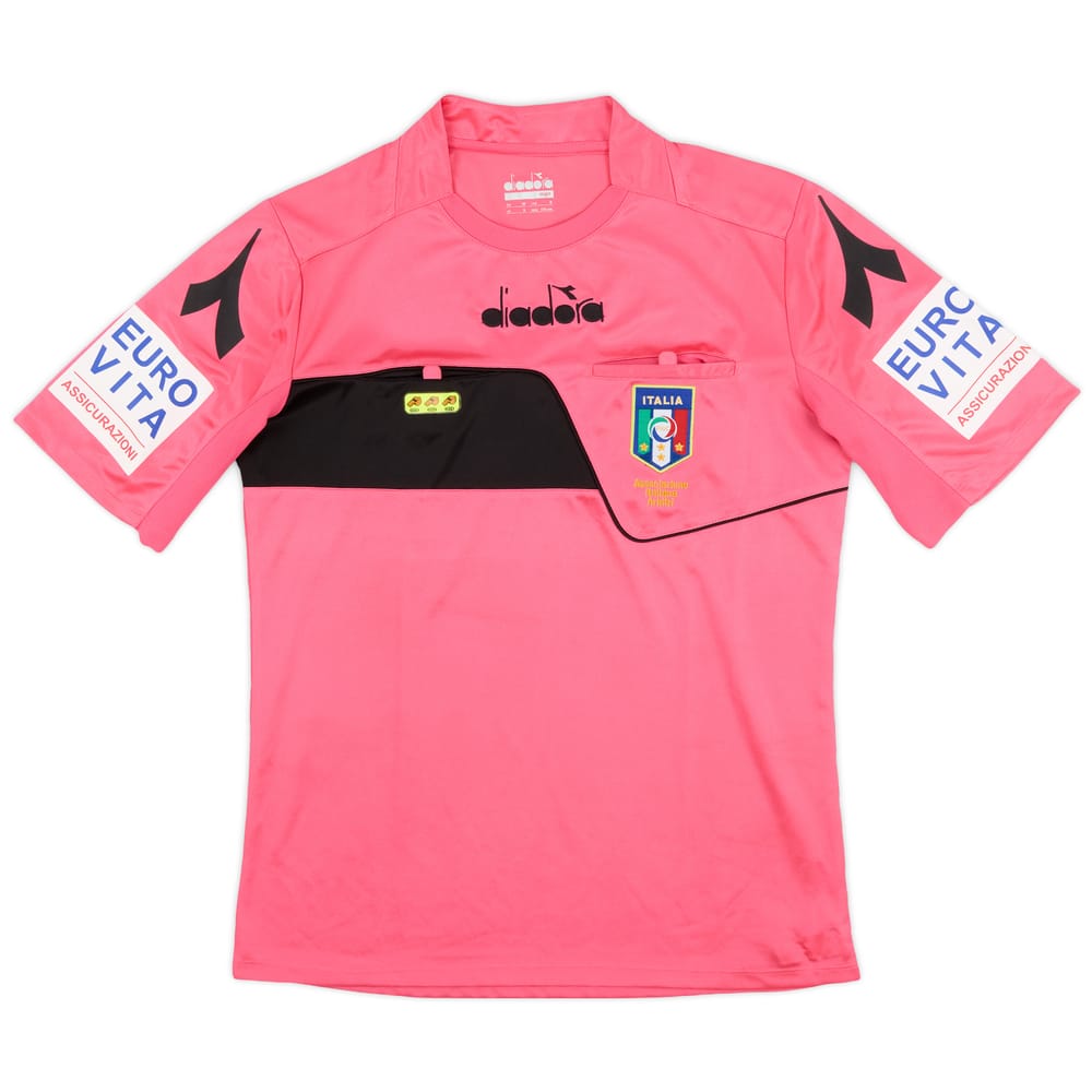2017-18 Italy Diadora Referee Shirt - 9/10 - (S)