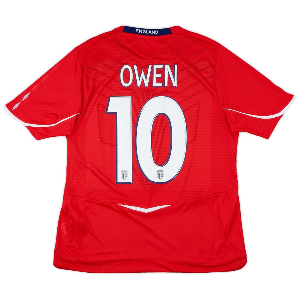 2008-10 England Away Shirt Owen #10 (Women's XXL)