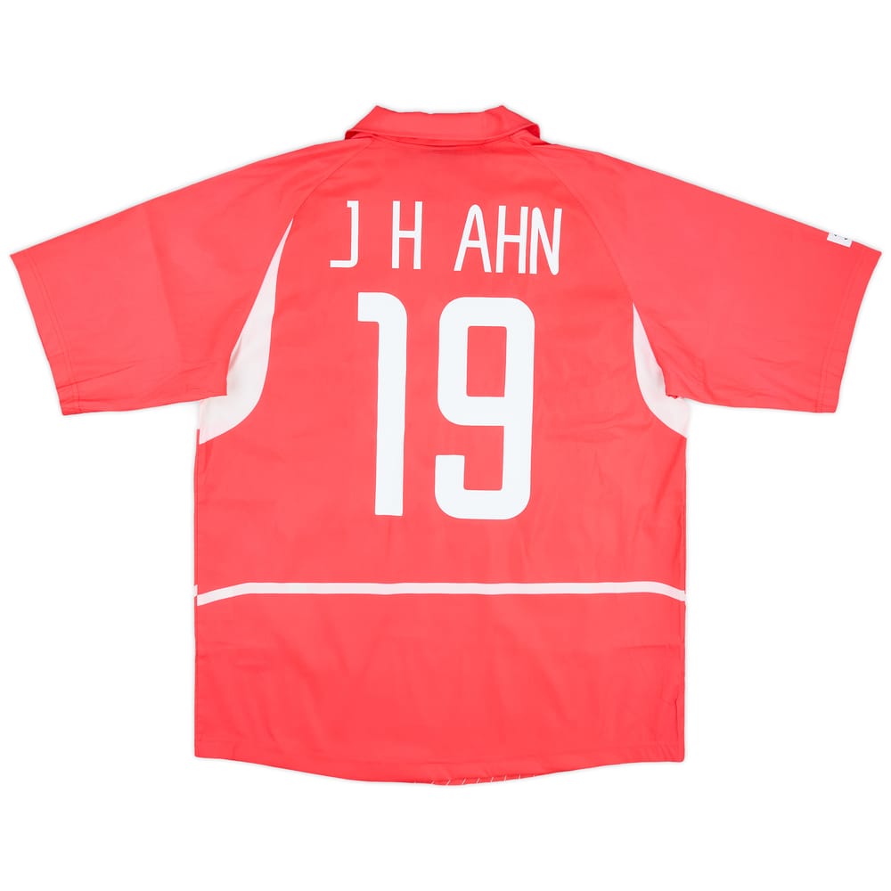 2002-03 South Korea Home Shirt J.H.Ahn #19 - 9/10 - (L)