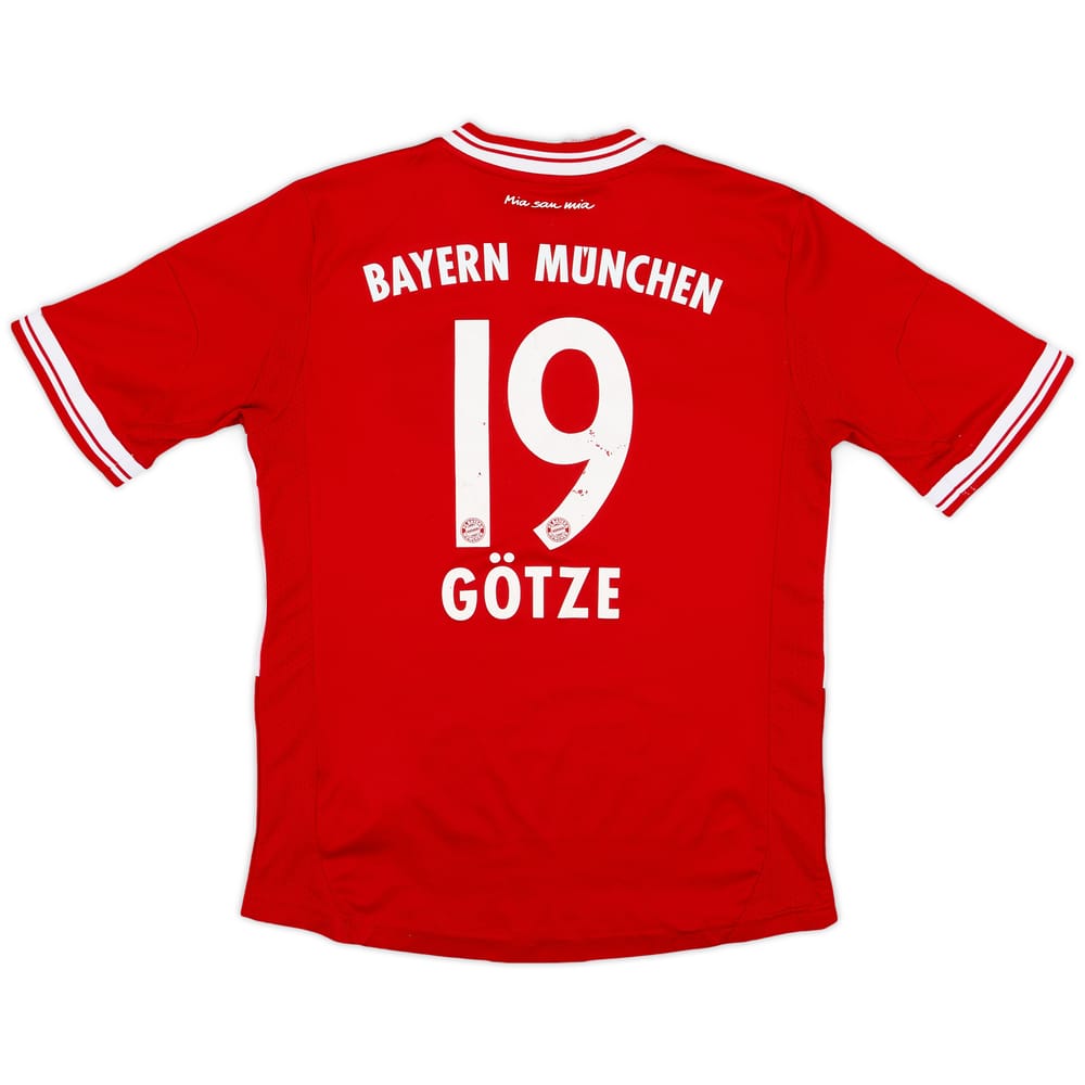 2013-14 Bayern Munich Home Shirt Gotze #19 - 6/10 - (M.Boys)