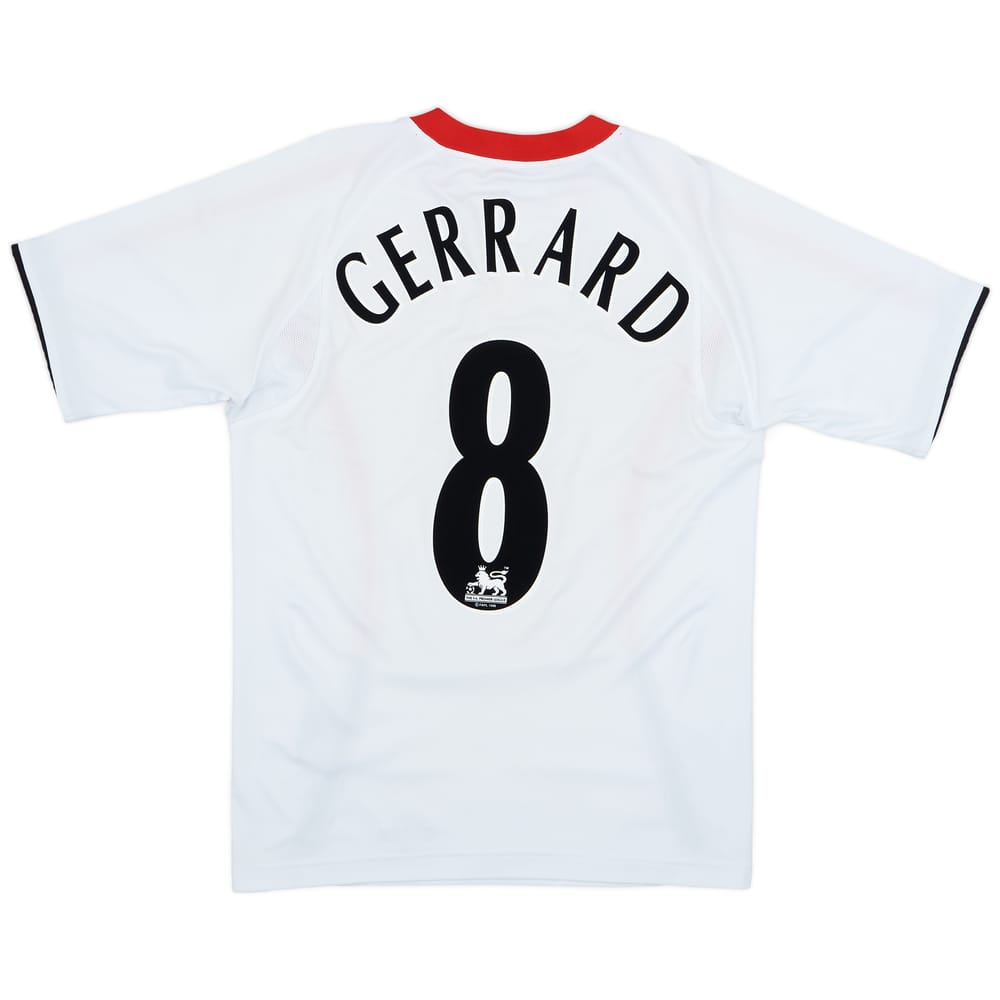 2005-06 Liverpool Away Shirt Gerrard #8 - 8/10 - (S)