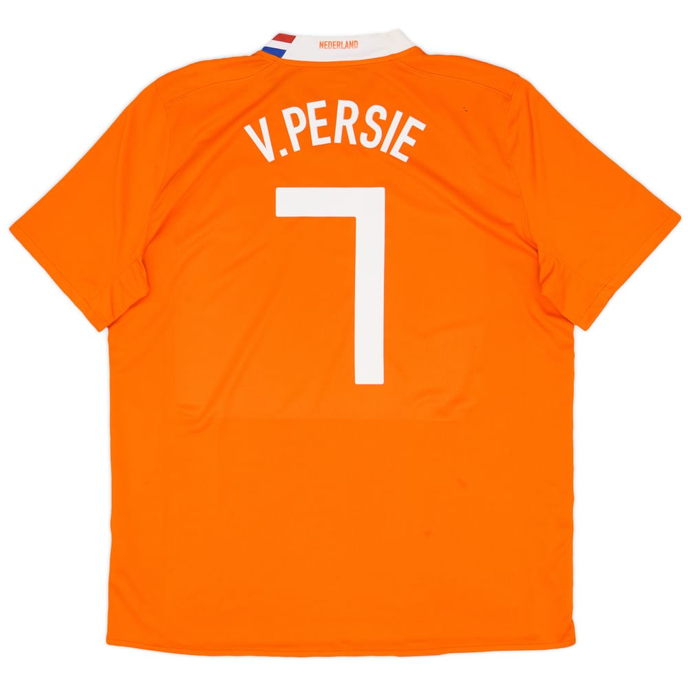 2008-10 Netherlands Home Shirt V.Persie #7 - 5/10 - (XL)