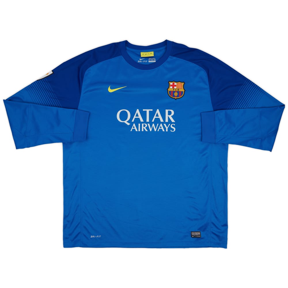 2013-14 Barcelona GK Shirt - 9/10 - (XXL)
