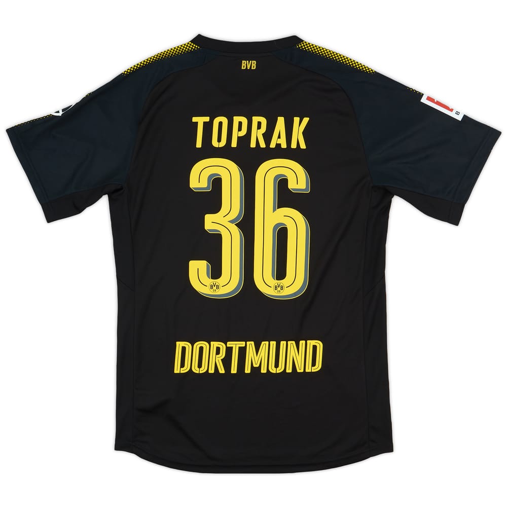 2017-18 Borussia Dortmund Authentic Away Shirt Toprak #36 - 9/10 - (L)