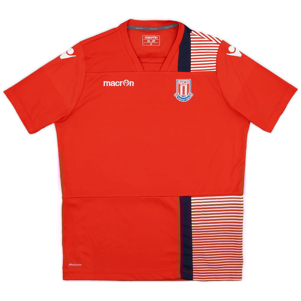 2017-18 Stoke City Macron Training Shirt - 9/10 - (XL.Boys)