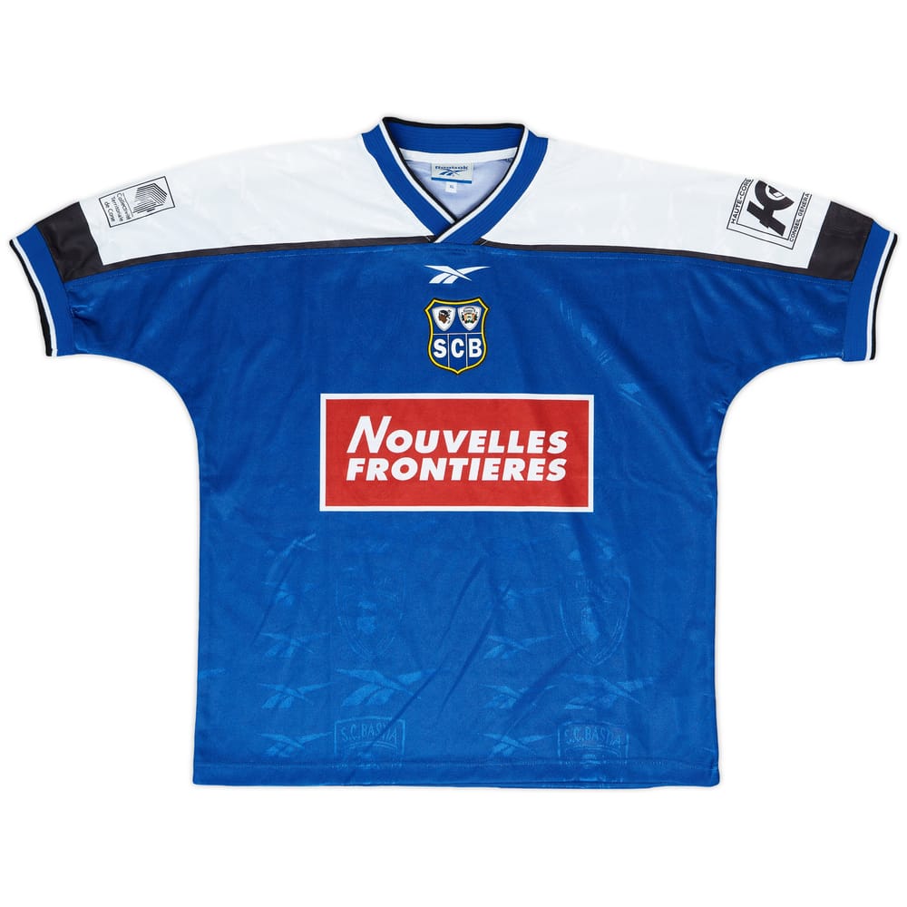 1999-00 Bastia Home Shirt - 8/10 - (XL.Boys)