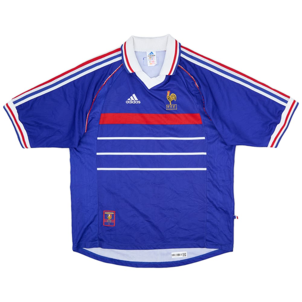 1998-00 France Home Shirt - 8/10 - (XL)