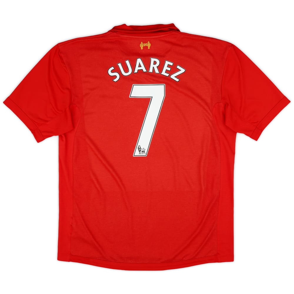 2012-13 Liverpool Home Shirt Suarez #7 - 5/10 - (XL)