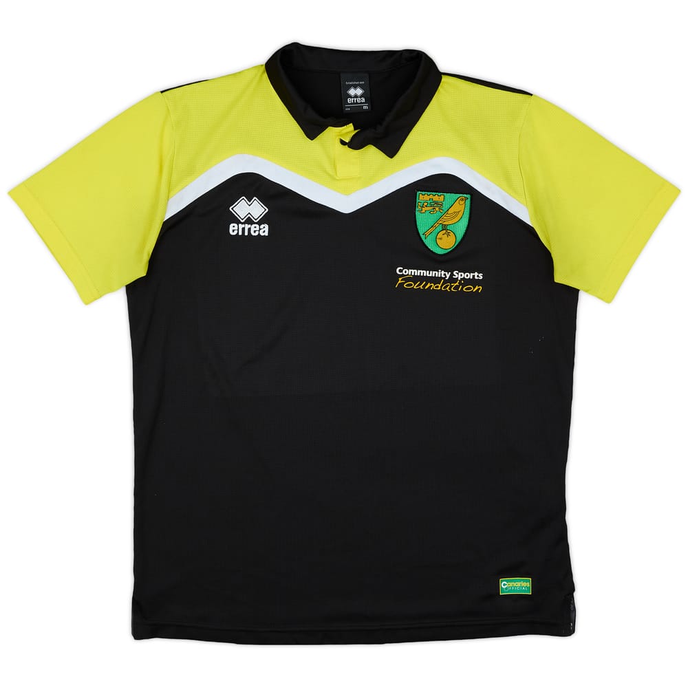 2014-15 Norwich City Errea Polo Shirt - 7/10 - (M)