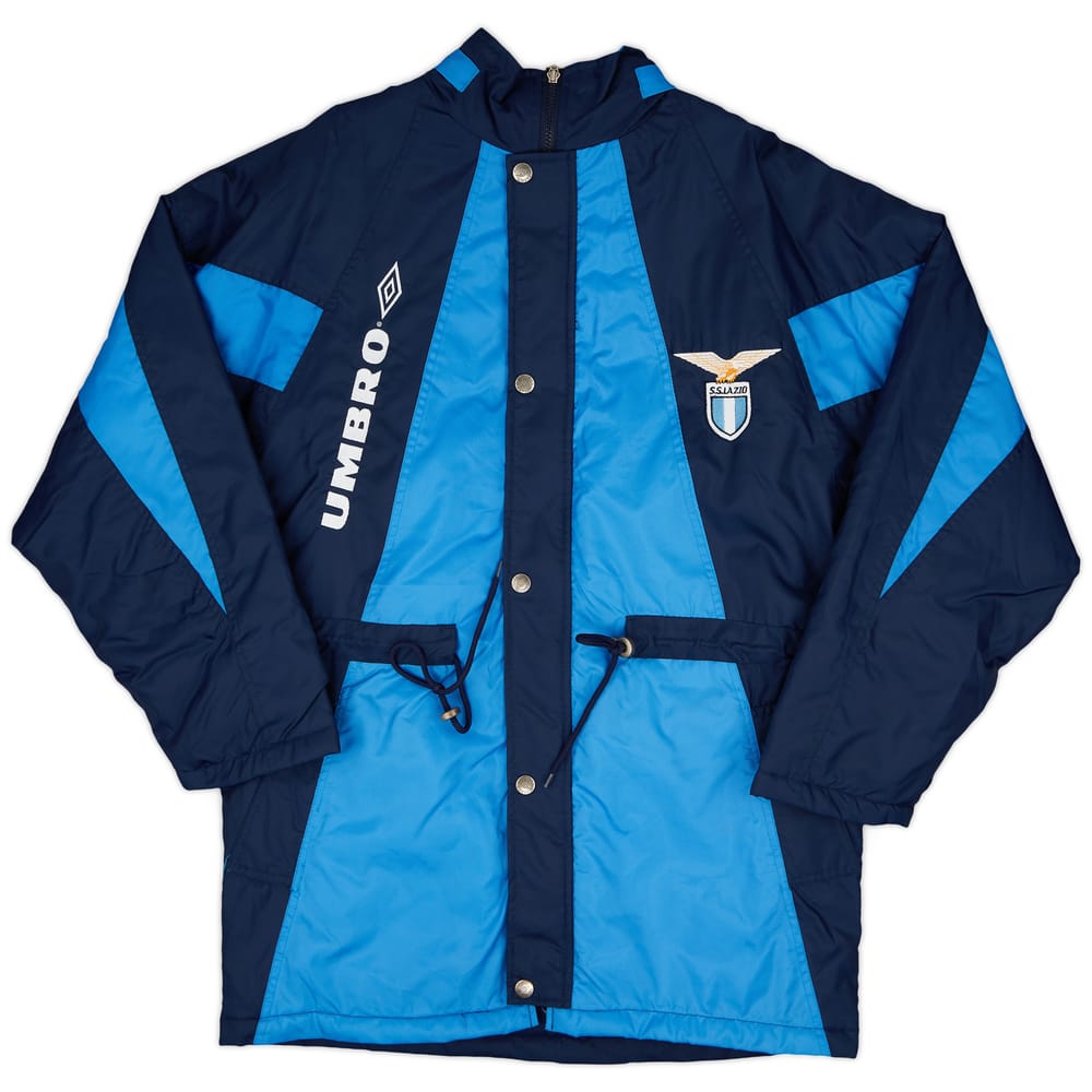 1995-96 Lazio Umbro Padded Bench Coat - 6/10 - (S)