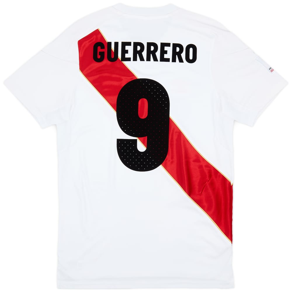 2018 Peru Home Shirt Guerrero #9 - 7/10 - (M)