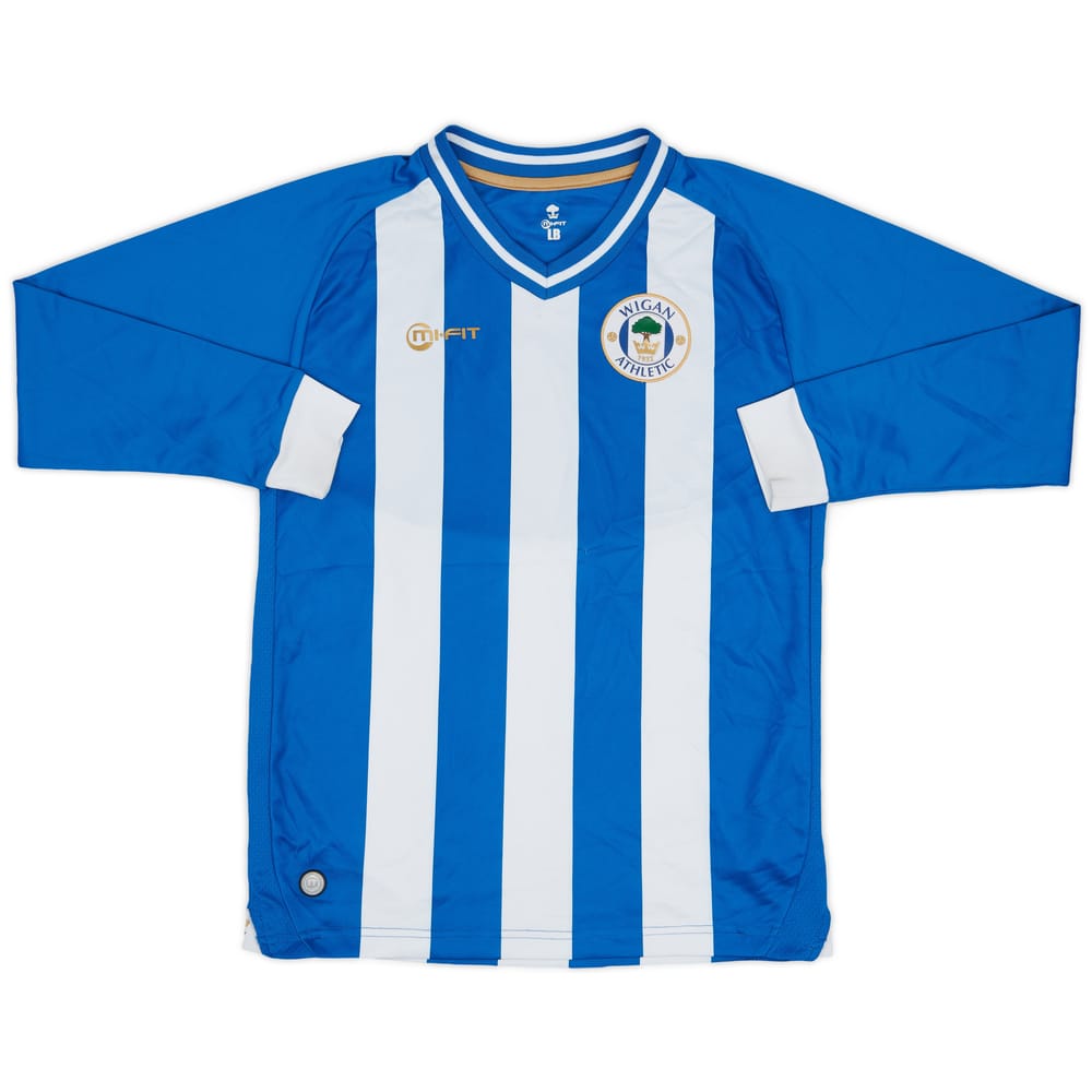 2013-14 Wigan Home L/S Shirt - 7/10 - (L.Boys)