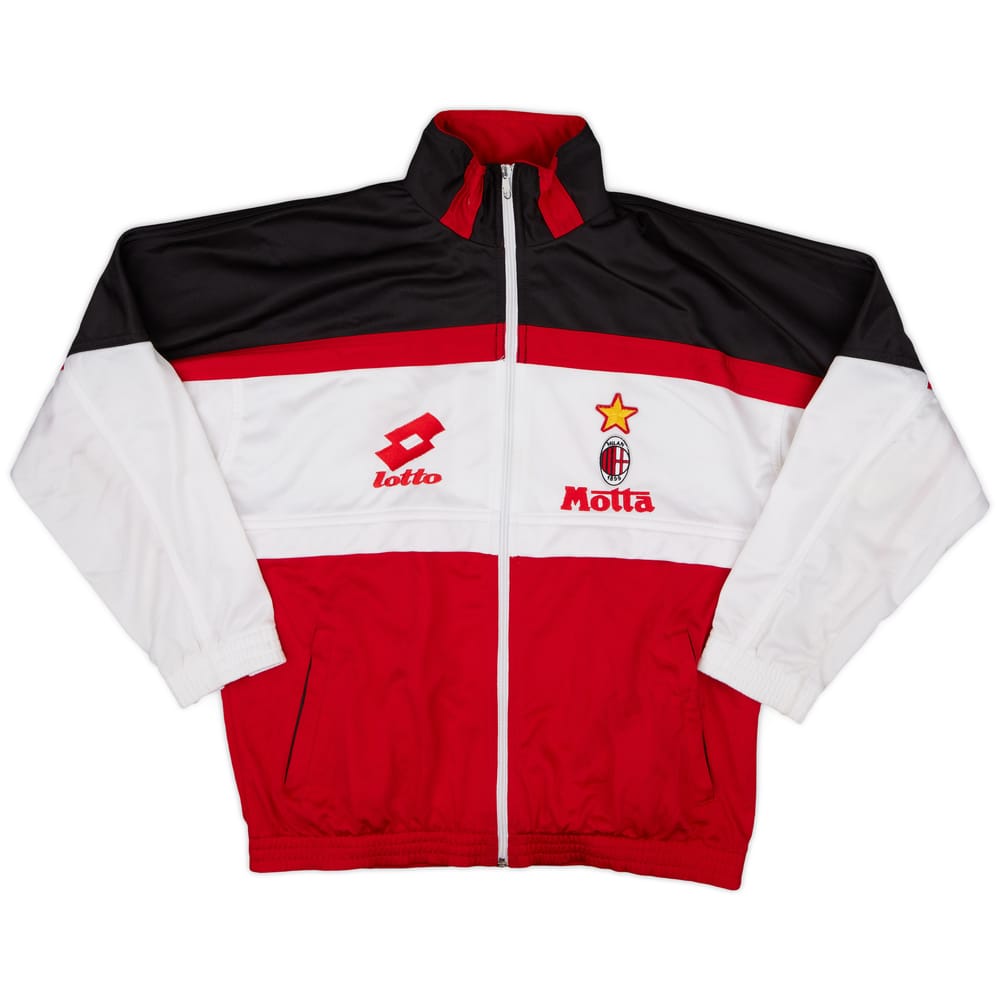 1993-94 AC Milan Lotto Track Jacket - 8/10 - (XL.Boys)