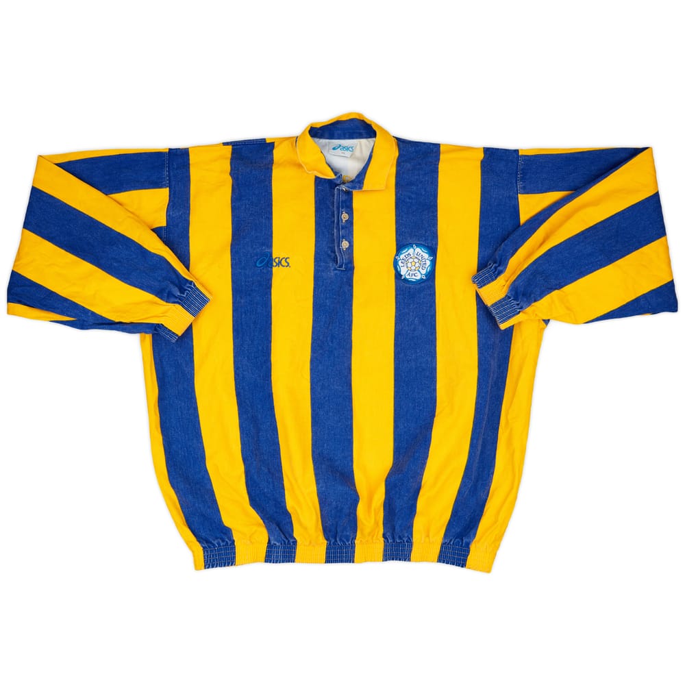 1993-94 Leeds United Asics Denim Drill Top - 8/10 - (XXL)