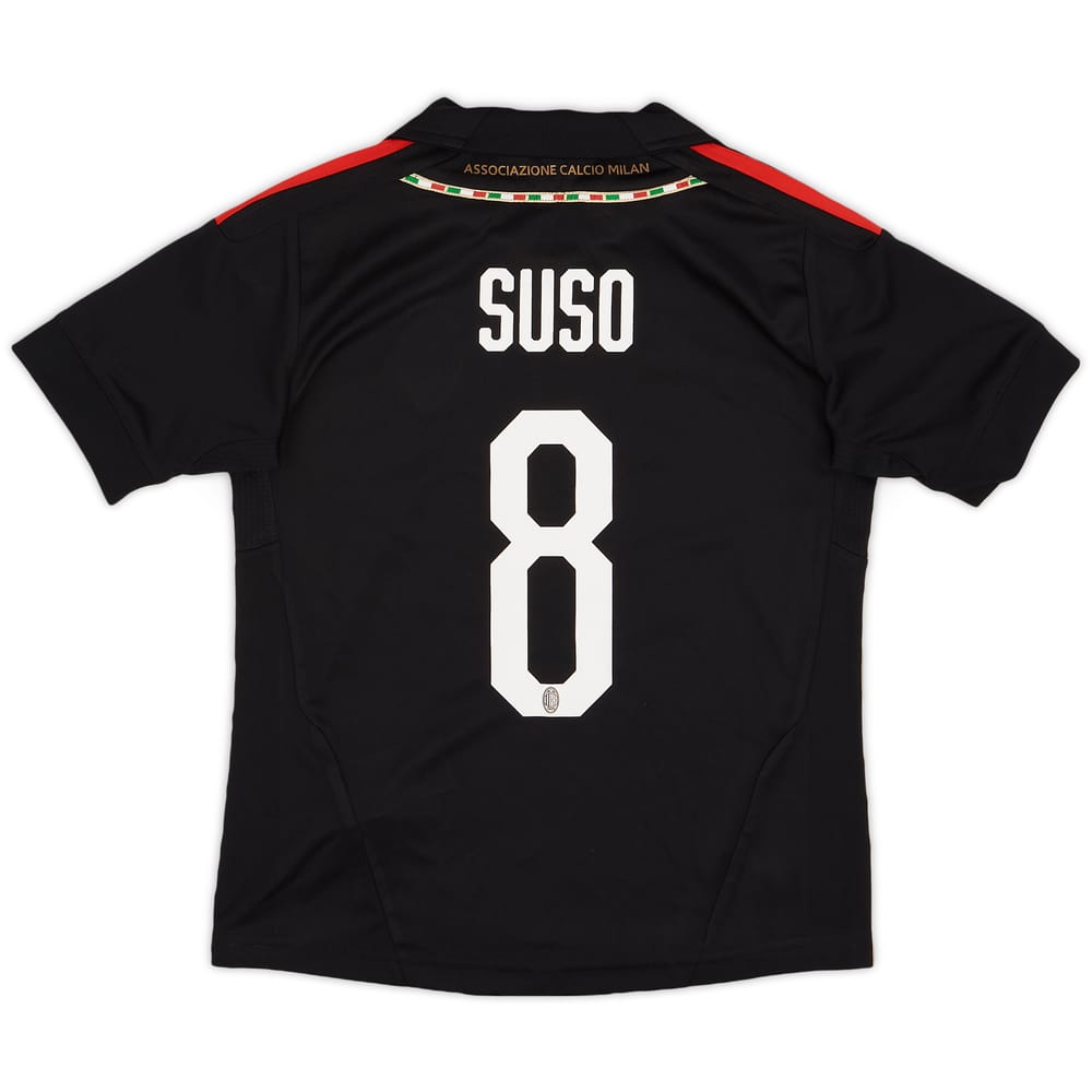 2011-12 AC Milan Third Shirt Suso #8 - 9/10 - (S.Boys)