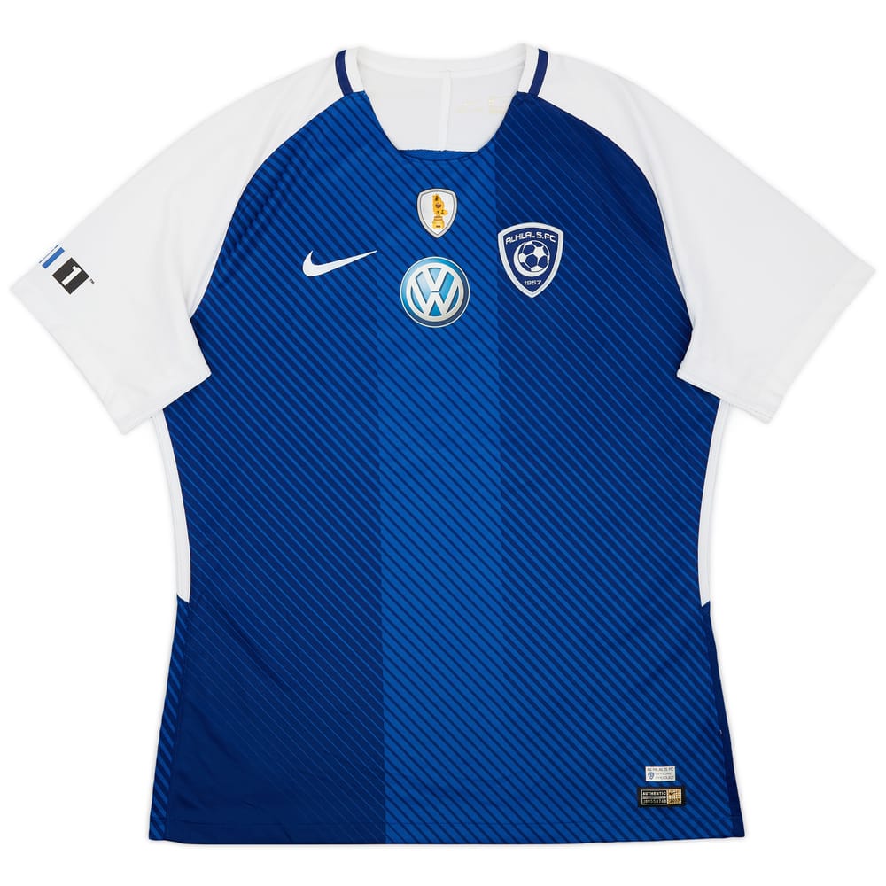 2017-18 Al Hilal Authentic Home Shirt - 7/10 - (XL)