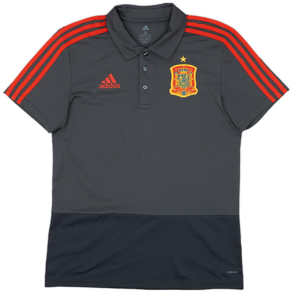 2017-18 Spain adidas Polo Shirt - 9/10 - (M)