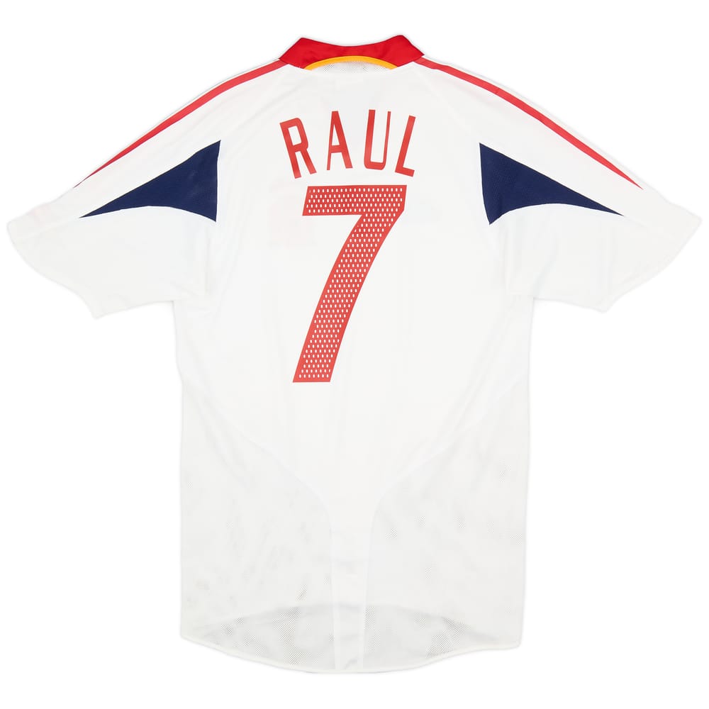 2004-06 Spain Away Shirt Raul #7 - 8/10 - (S)