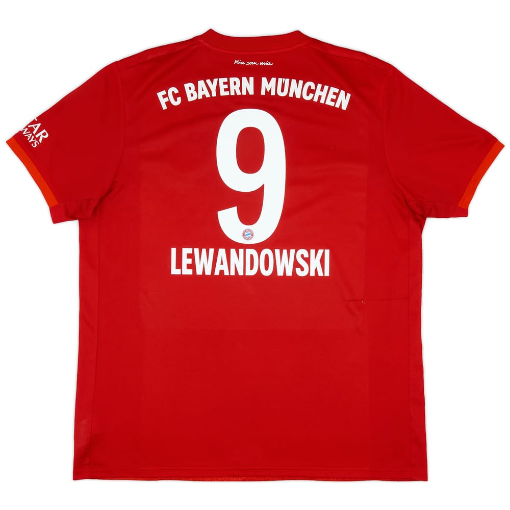2019-20 Bayern Munich Home Shirt Lewandowski #9 - 7/10 - (XL)