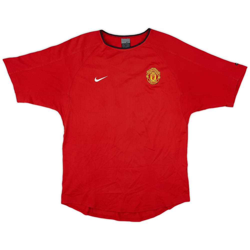 2002-03 Manchester United Nike Training Shirt - 9/10 - (M)