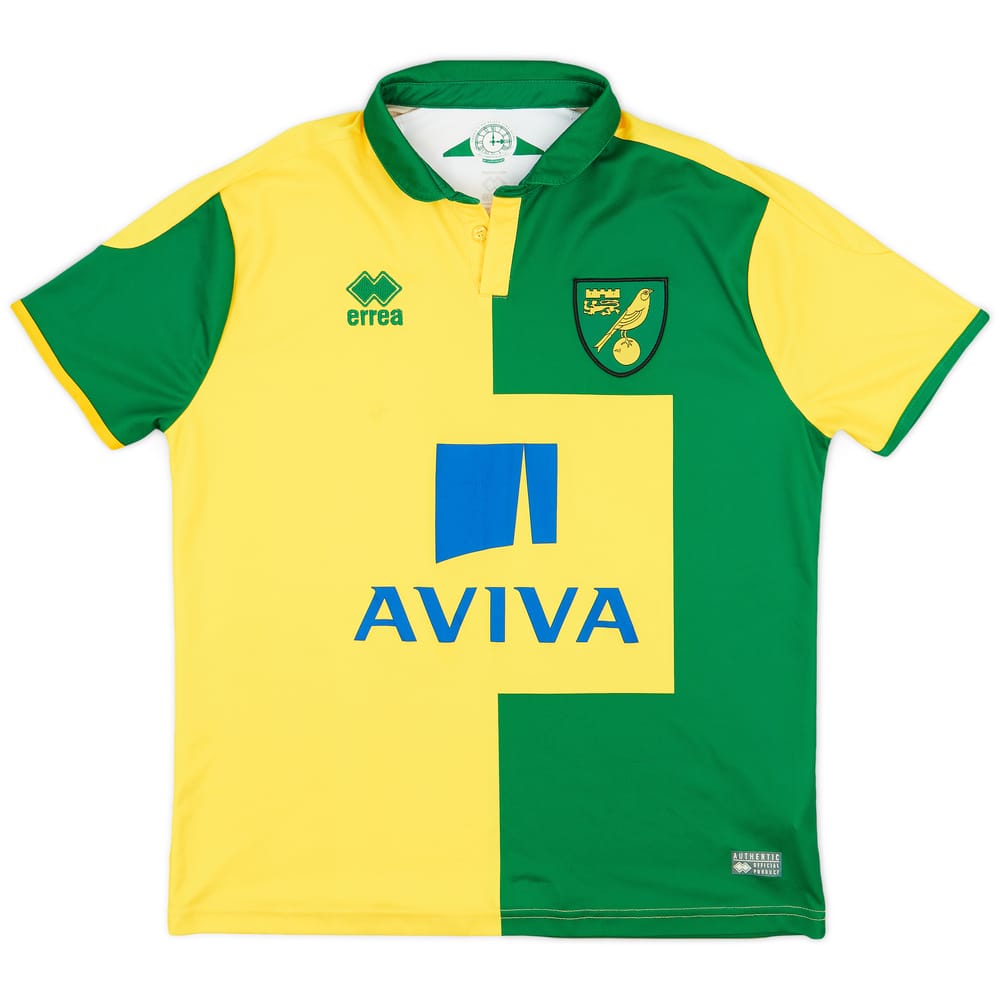 2015-16 Norwich Home Shirt - 7/10 - (M)