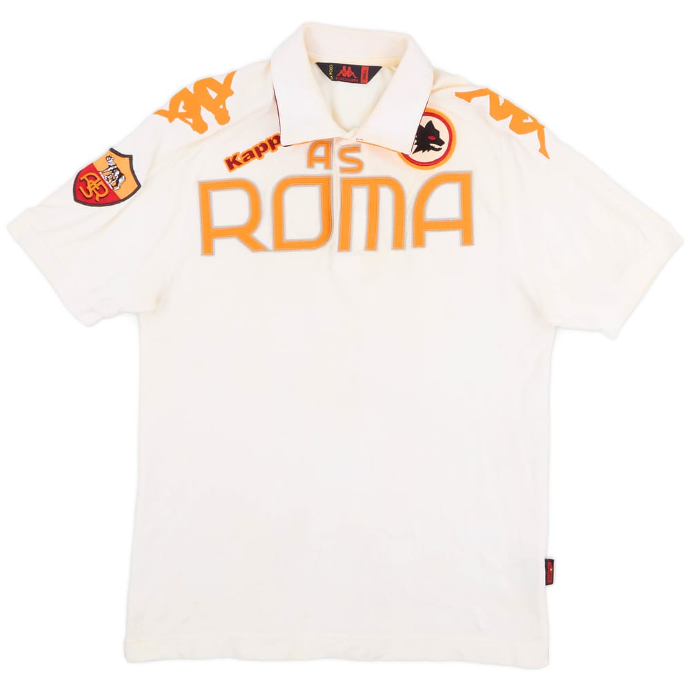 2009-10 Roma Kappa Polo Shirt - 9/10 - (S)