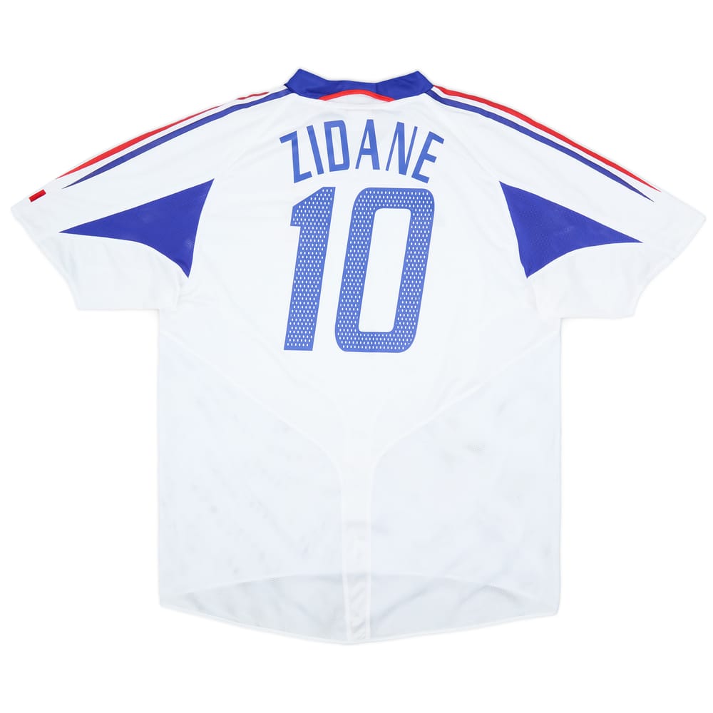 2004-06 France Away Shirt Zidane #10 - 6/10 - (XL)