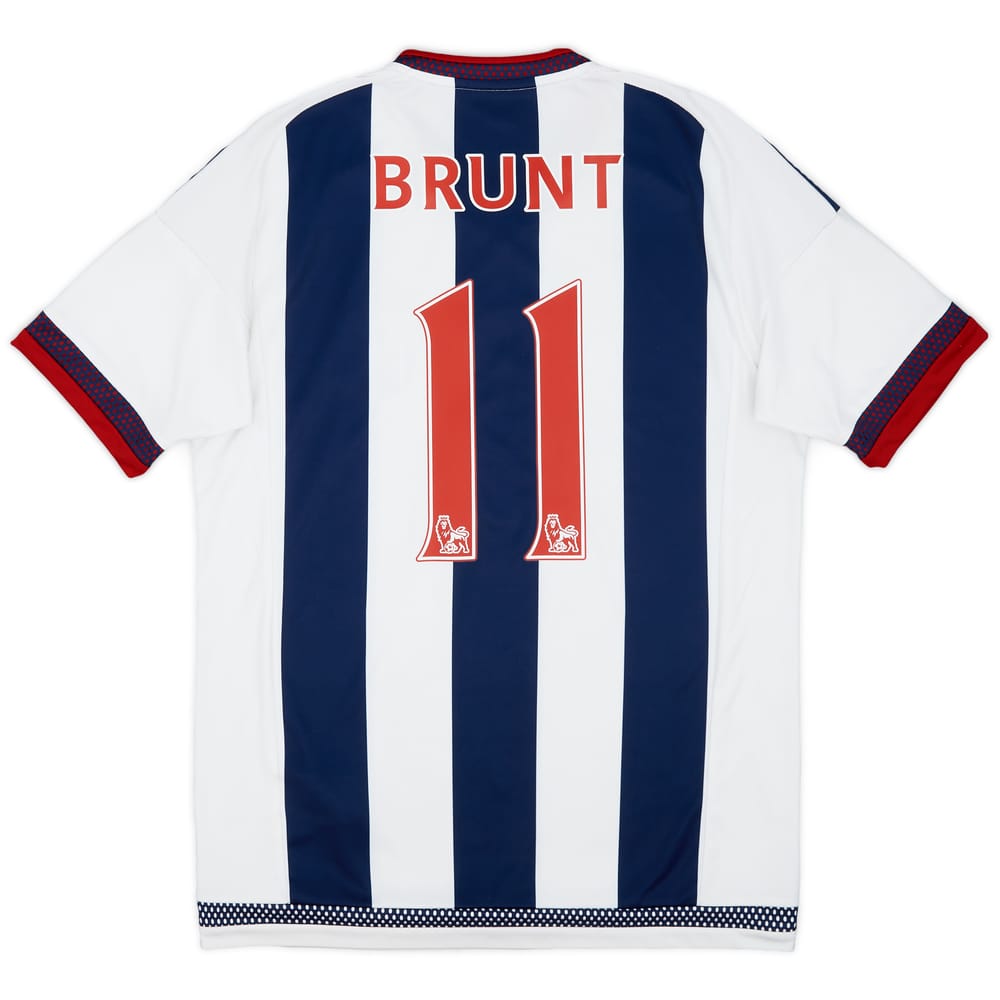 2015-16 West Brom Home Shirt Brunt #11 - 8/10 - (S)