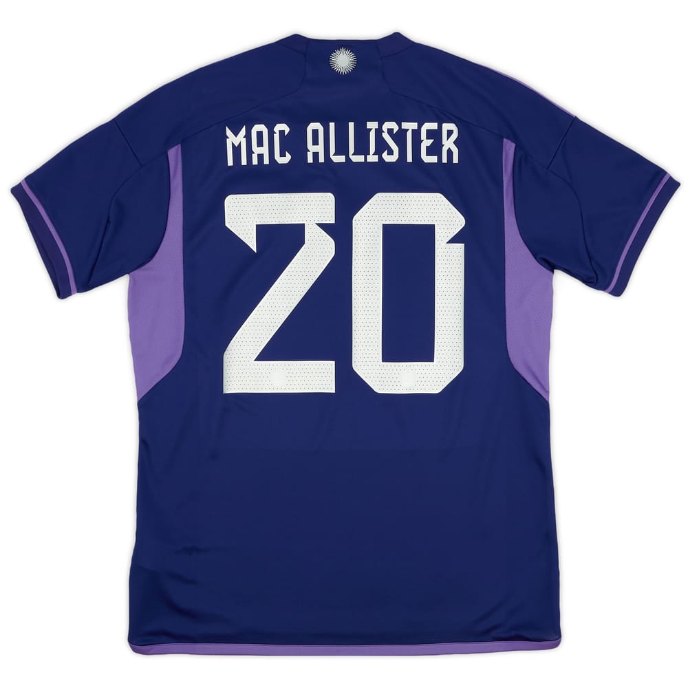 2022-23 Argentina Away 'vs Poland' Shirt Mac Allister #20 (L)