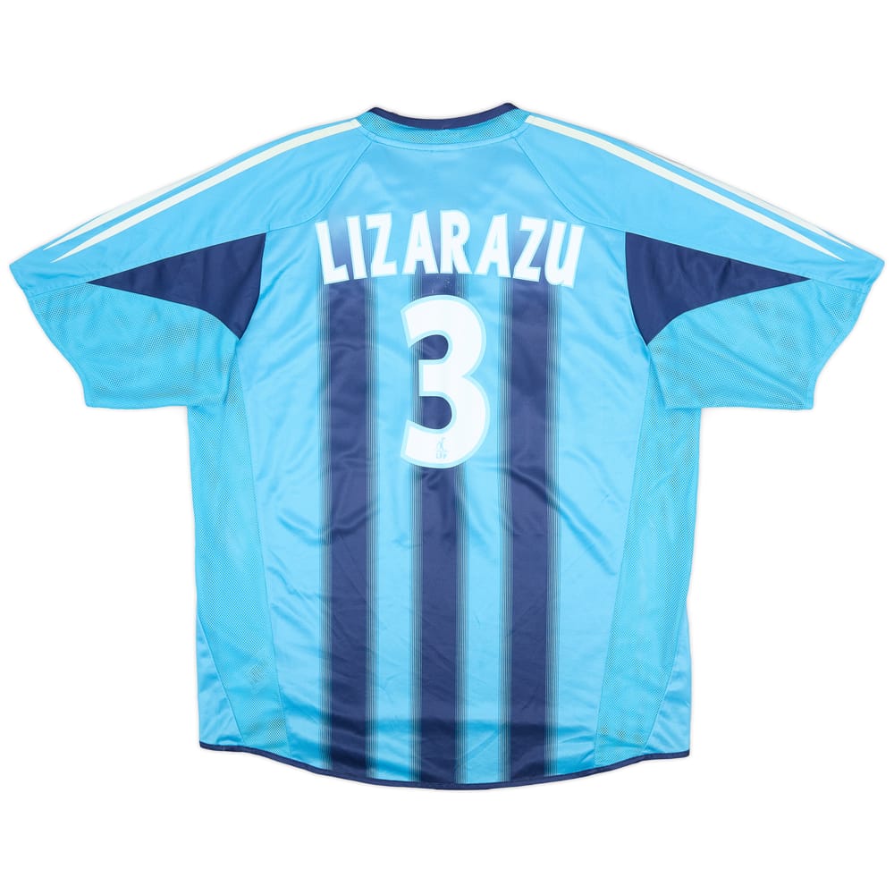 2004-05 Olympique Marseille Away Shirt Lizarazu #3 - 7/10 - (XL)